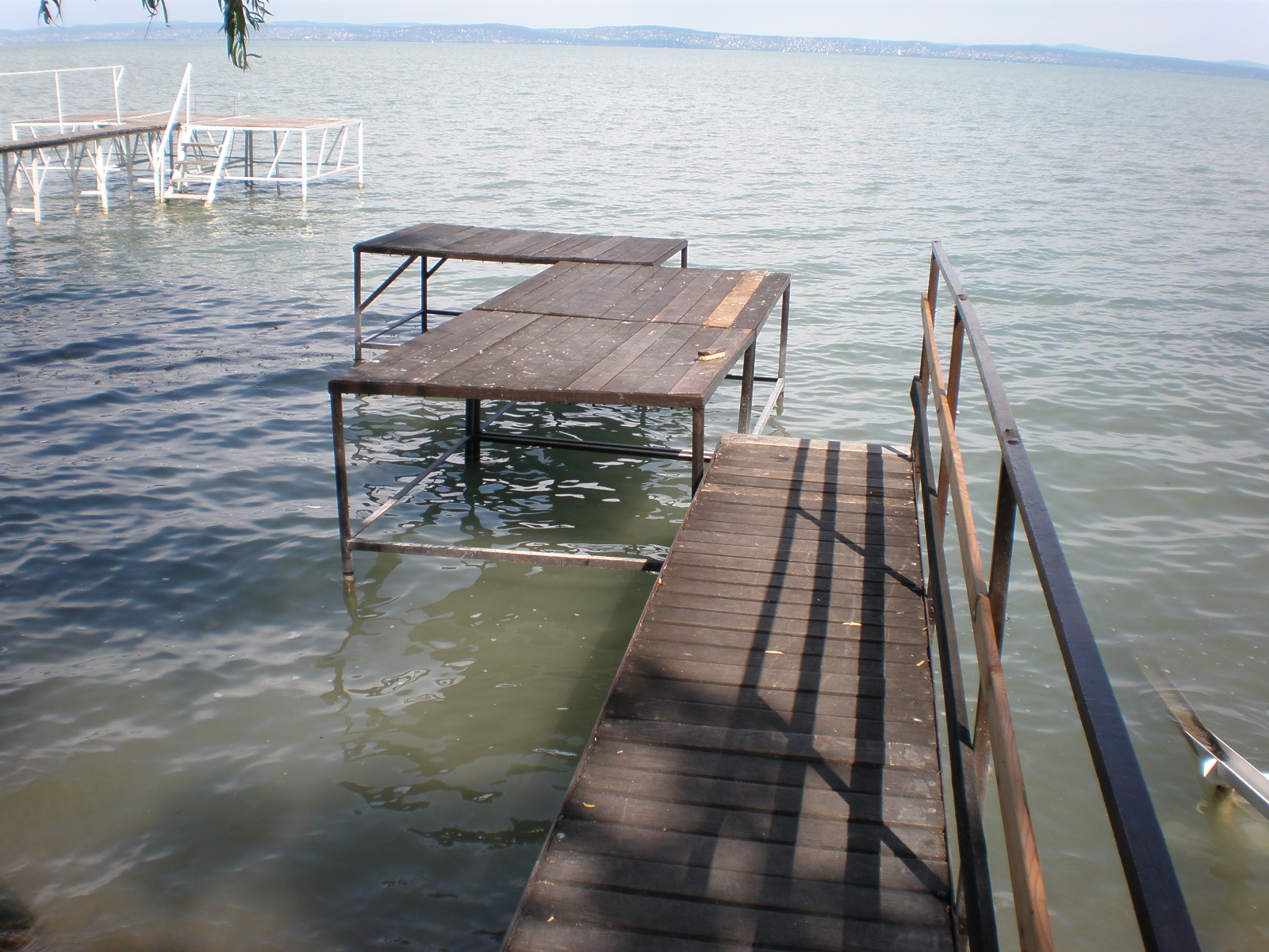 Saját stég a Balaton partján